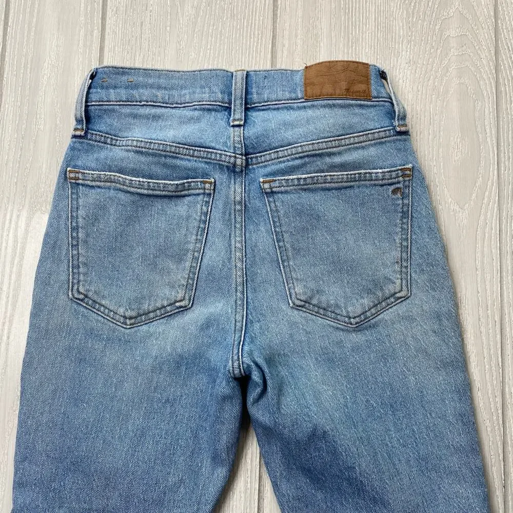 Madewell The Perfect Vintage Jeans Light Wash Blue Denim 24 Petite 24P